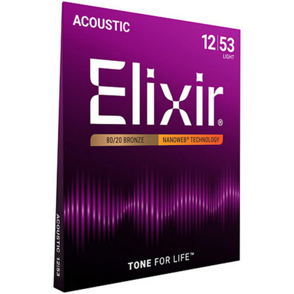 Elixir 11052 Nanoweb Žice za akustičnu gitaru 012-053