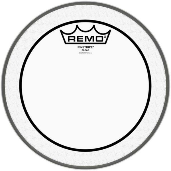8" Remo Pinstripe clear