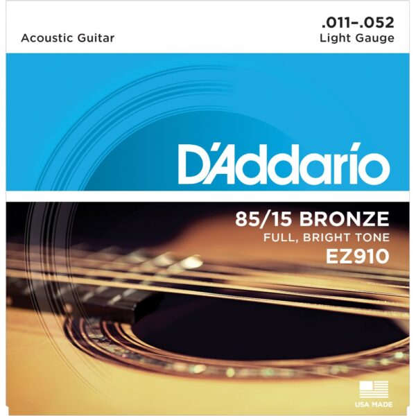 D'Addario EZ910 Bronze 11-52 Žice za akustičnu gitaru
