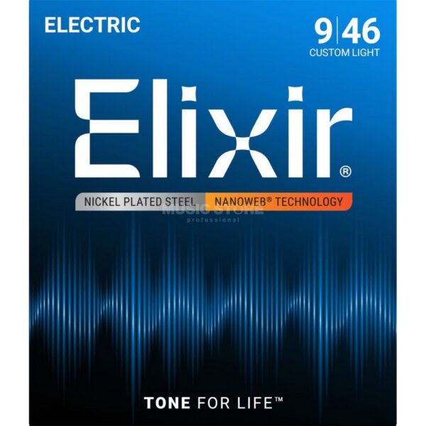 Elixir 12027 Custom Light 009-046 Žice za električnu gitaru Nanoweb serija