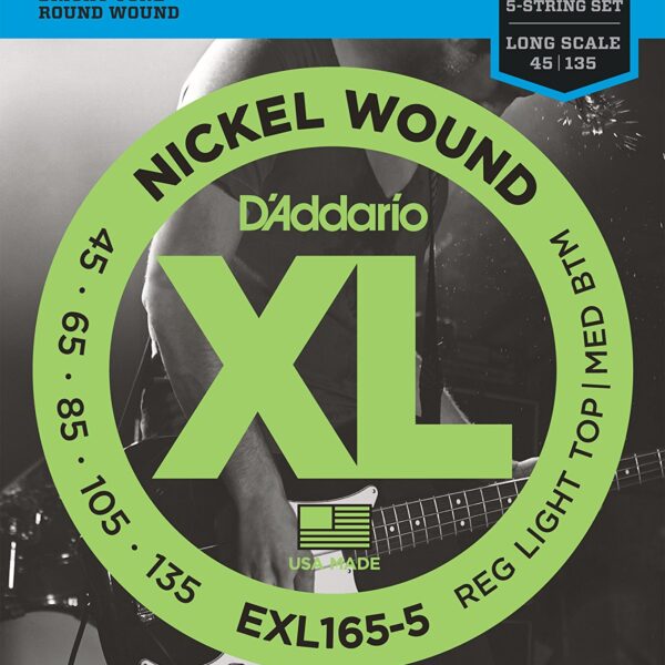 D`Addario EXL165-5 žice za bas gitaru