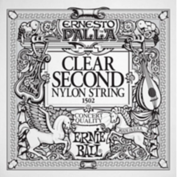 Ernie Ball 1502 pojedinačna žica za klasičnu gitaru – providna, druga (B2)
