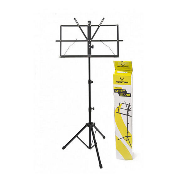 VESTON MUS010 Black Stalak za note sa torbom