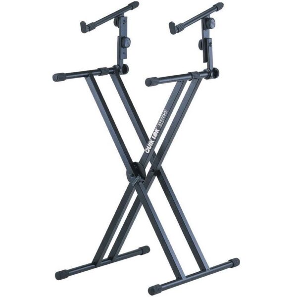 Quiklok 642 BK dupli X stalak za 2 klavijature