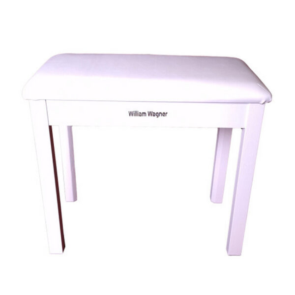 William Wagner Piano Bench PB15 WH – Stolica za klavir (Bela)