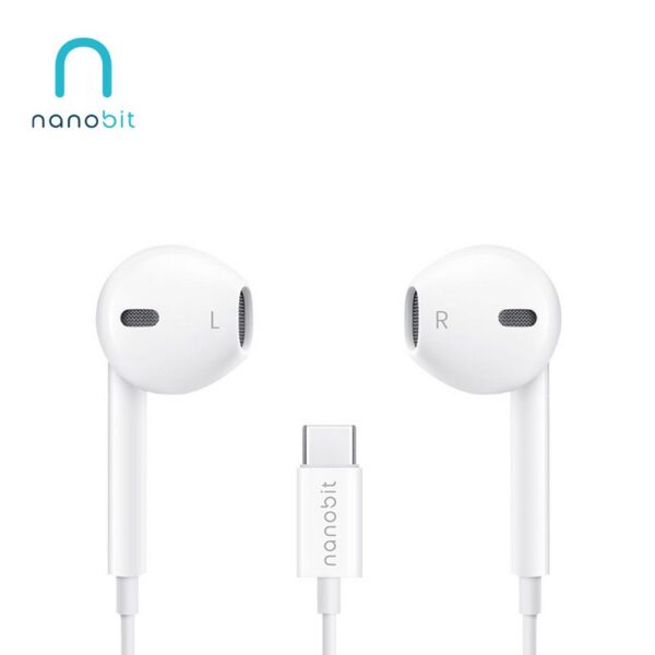 Slušalice NanoBeats NB302 Type-C bele