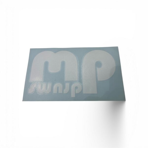 DW nalepnica za bas bubanj, bela