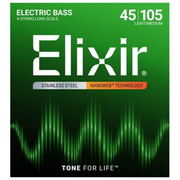 Elixir 14677 Stainless Steel L/M Bass
