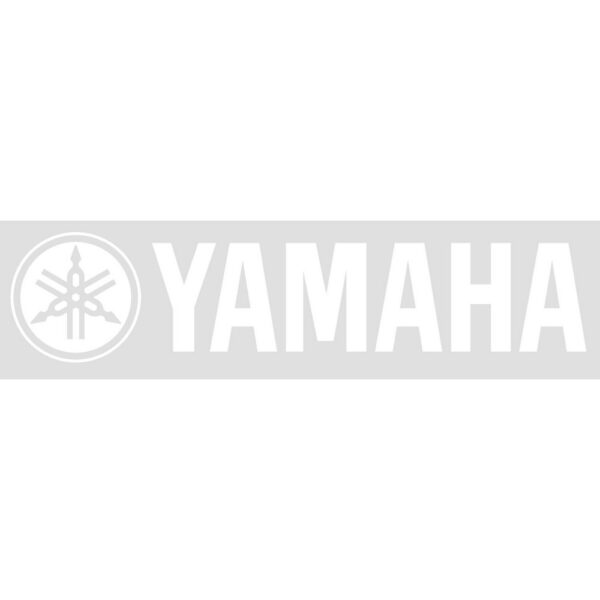 Yamaha nalepnica za bas bubanj,bela