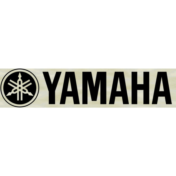 Yamaha nalepnica za bas bubanj, crna