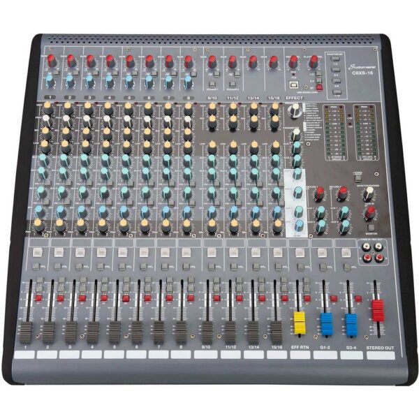 Studiomaster C6XS-16 – Kompaktna mikseta sa 16 kanala, USB povezivanjem i DSP efektima